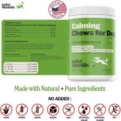 Deley Naturals Advanced Calming Chicken Flavor Dog Supplement, 17-oz Bag, 120 Count 10 Deley Naturals Advanced Calming Chicken Flavor Dog Supplement, 17-oz Bag, 120 Count -Pet Wellness 847414 PT5. AC SS1800 V1689792635