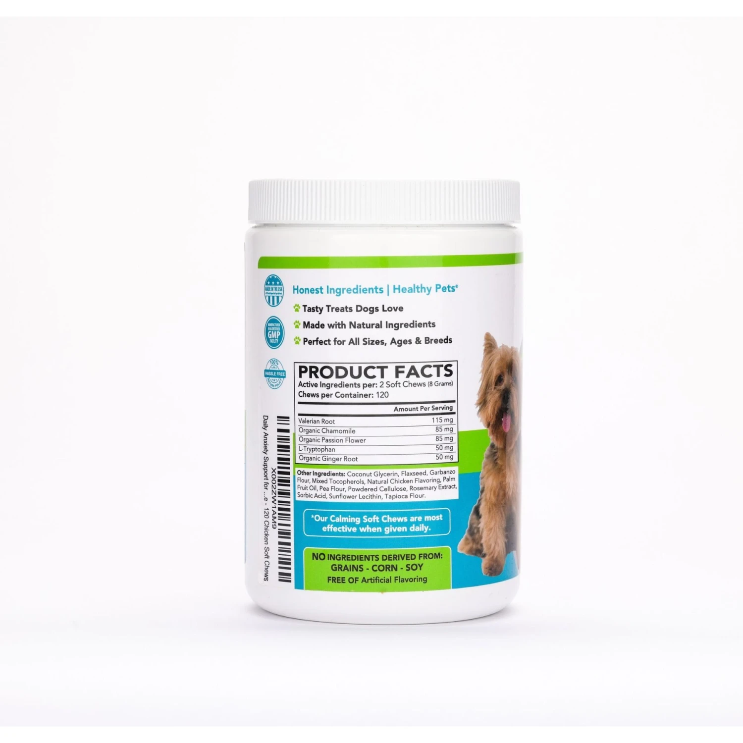 Deley Naturals Advanced Calming Chicken Flavor Dog Supplement, 17-oz Bag, 120 Count 6 Deley Naturals Advanced Calming Chicken Flavor Dog Supplement, 17-oz Bag, 120 Count - Image 6