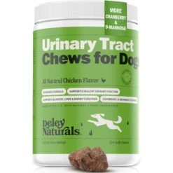 Deley Naturals Advanced Urinary Tract Chicken Flavor Dog Supplement, 17-oz Bag, 120 Count