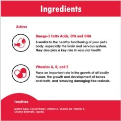 Omega-Caps ES Liquid For Dogs & Cats 16 Omega-Caps ES Liquid For Dogs & Cats -Pet Wellness 84779 PT7. AC SS1800 V1679927428