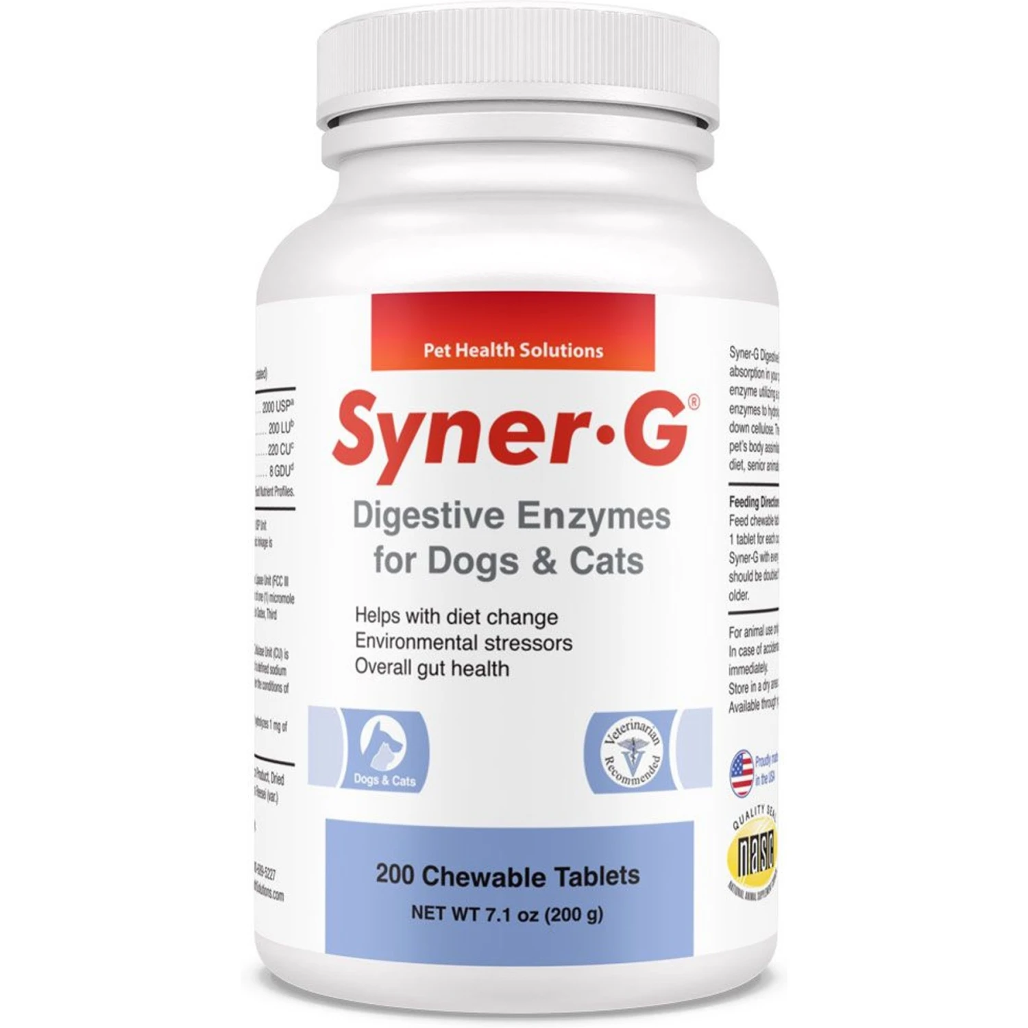 Syner-G Tablets For Dogs & Cats 1 Syner-G Tablets For Dogs & Cats