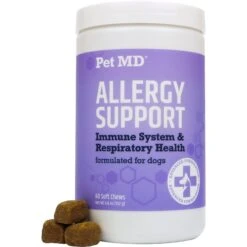 Pet MD Allergy Aid Puppy & Dog Supplement, 180 Count