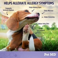 Pet MD Allergy Aid Puppy & Dog Supplement, 180 Count -Pet Wellness 848166 PT3. AC SS1800 V1686141723