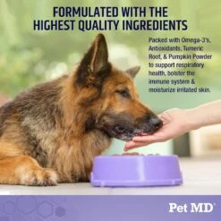 Pet MD Allergy Aid Puppy & Dog Supplement, 180 Count -Pet Wellness 848166 PT4. AC SS1800 V1686141723