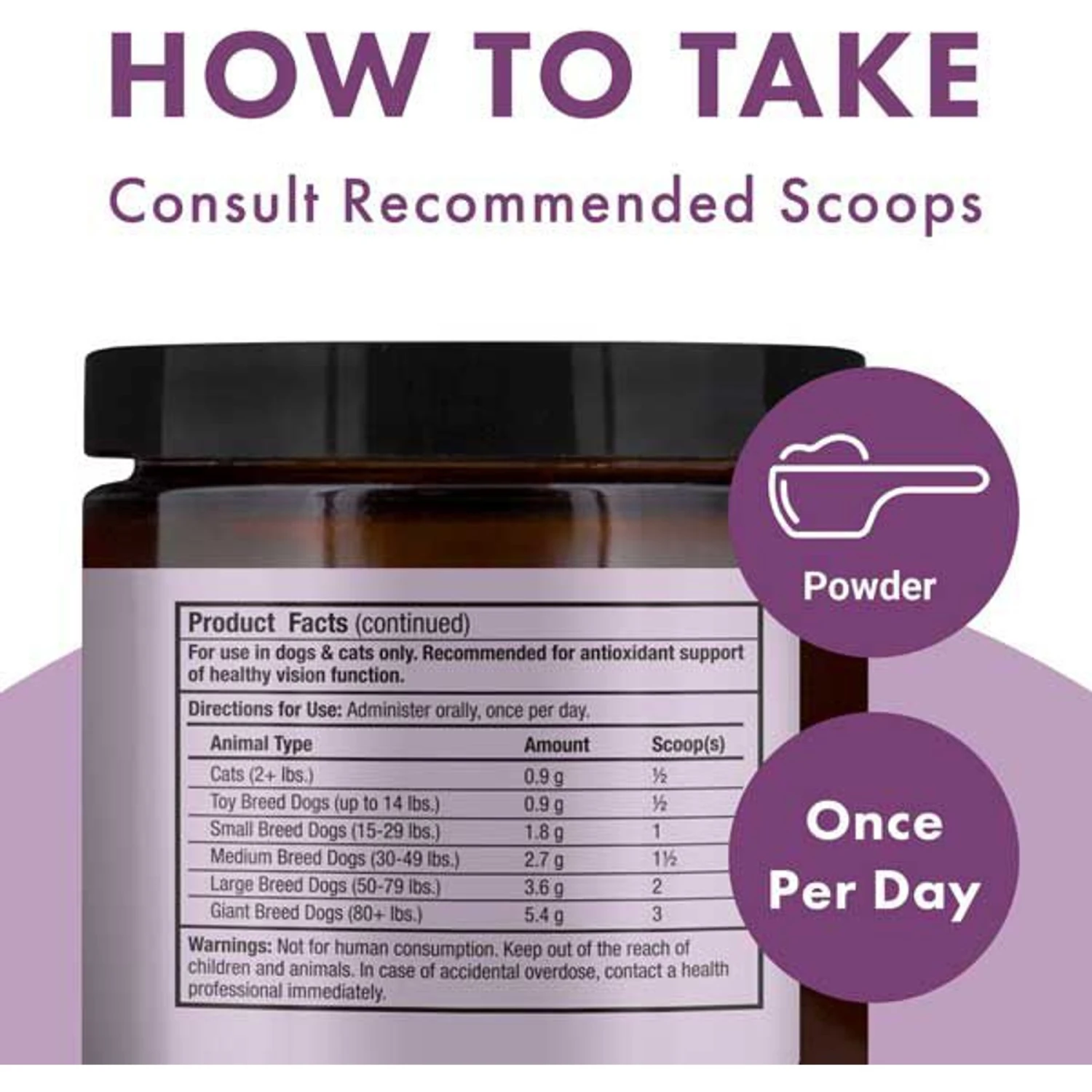 Bark And Whiskers Eye Support Dog & Cat Supplement 4 Bark And Whiskers Eye Support Dog & Cat Supplement - Image 4