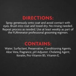 FURminator DeShedding Waterless Spray For Dogs -Pet Wellness 855862 PT2. AC SS1800 V1701115843