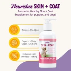 Health Extension Skin & Coat Liquid Dog Supplement -Pet Wellness 85590 PT2. AC SS1800 V1536183458
