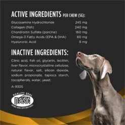 Purina Pro Plan Veterinary Diets Joint Supplement For Dogs, Hip & Joint Soft Chews For Large Dogs, 30 Count 13 Purina Pro Plan Veterinary Diets Joint Supplement For Dogs, Hip & Joint Soft Chews For Large Dogs, 30 Count -Pet Wellness 856054 PT4. AC SS1800 V1700160144