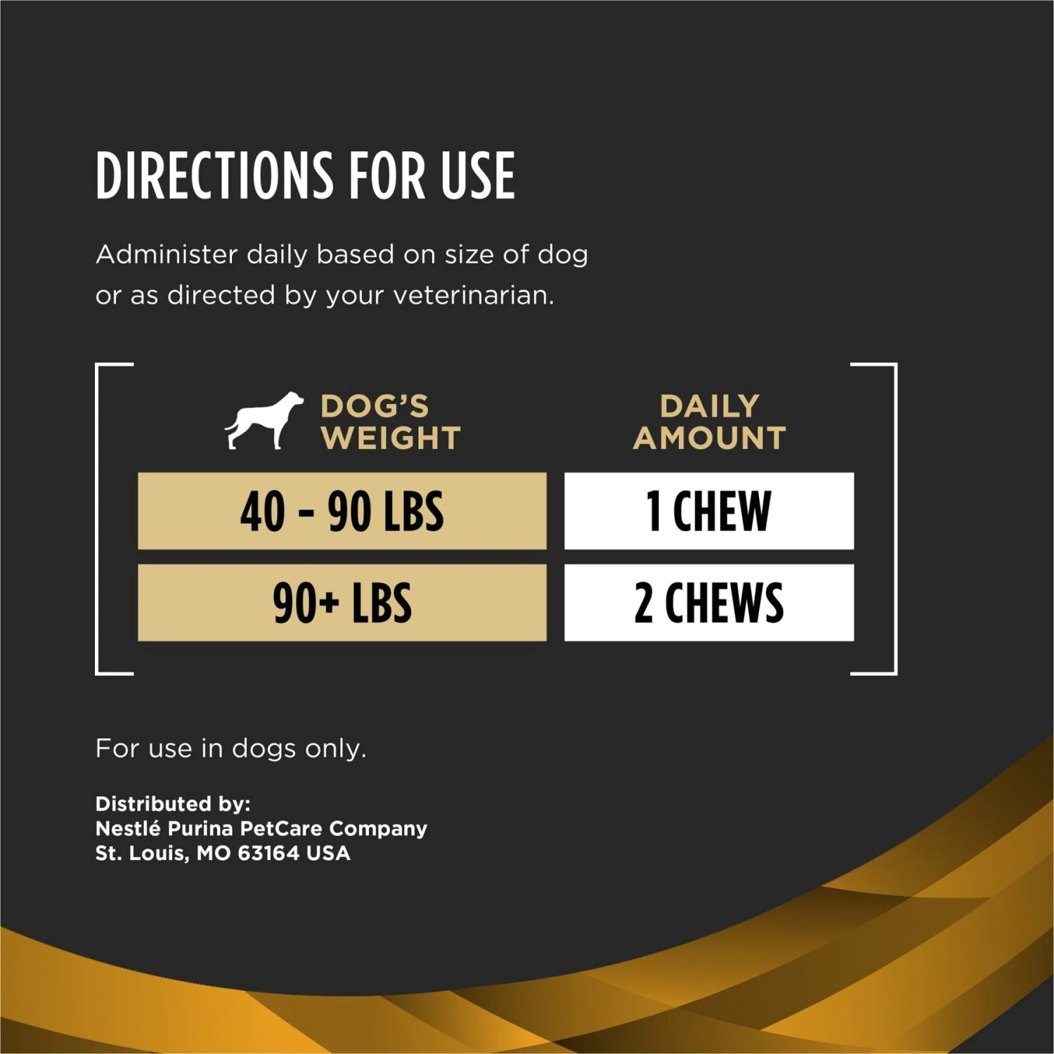 Purina Pro Plan Veterinary Diets Joint Supplement For Dogs, Hip & Joint Soft Chews For Large Dogs, 30 Count 7 Purina Pro Plan Veterinary Diets Joint Supplement For Dogs, Hip & Joint Soft Chews For Large Dogs, 30 Count - Image 7