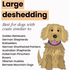 Pet Teezer De-Shedding Dog Grooming Brush -Pet Wellness 856574 PT2. AC SS1800 V1702071436