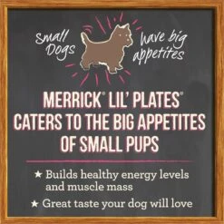 Merrick Lil Plates Petite Pates Adult Grain-Free Turkey Dinner Wet Dog Food 3-oz Can, Case Of 24 -Pet Wellness 857246 PT4. AC SS1800 V1684334054