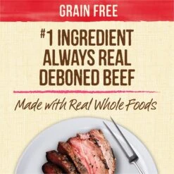 Merrick Lil Plates Petite Pates Adult Grain-Free Beef Dinner Wet Dog Food 3-oz Can, Case Of 24 -Pet Wellness 857262 PT3. AC SS1800 V1684334684