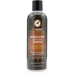 Petology Oatmeal Honey Soothing Dog Shampoo, 16-oz Bottle