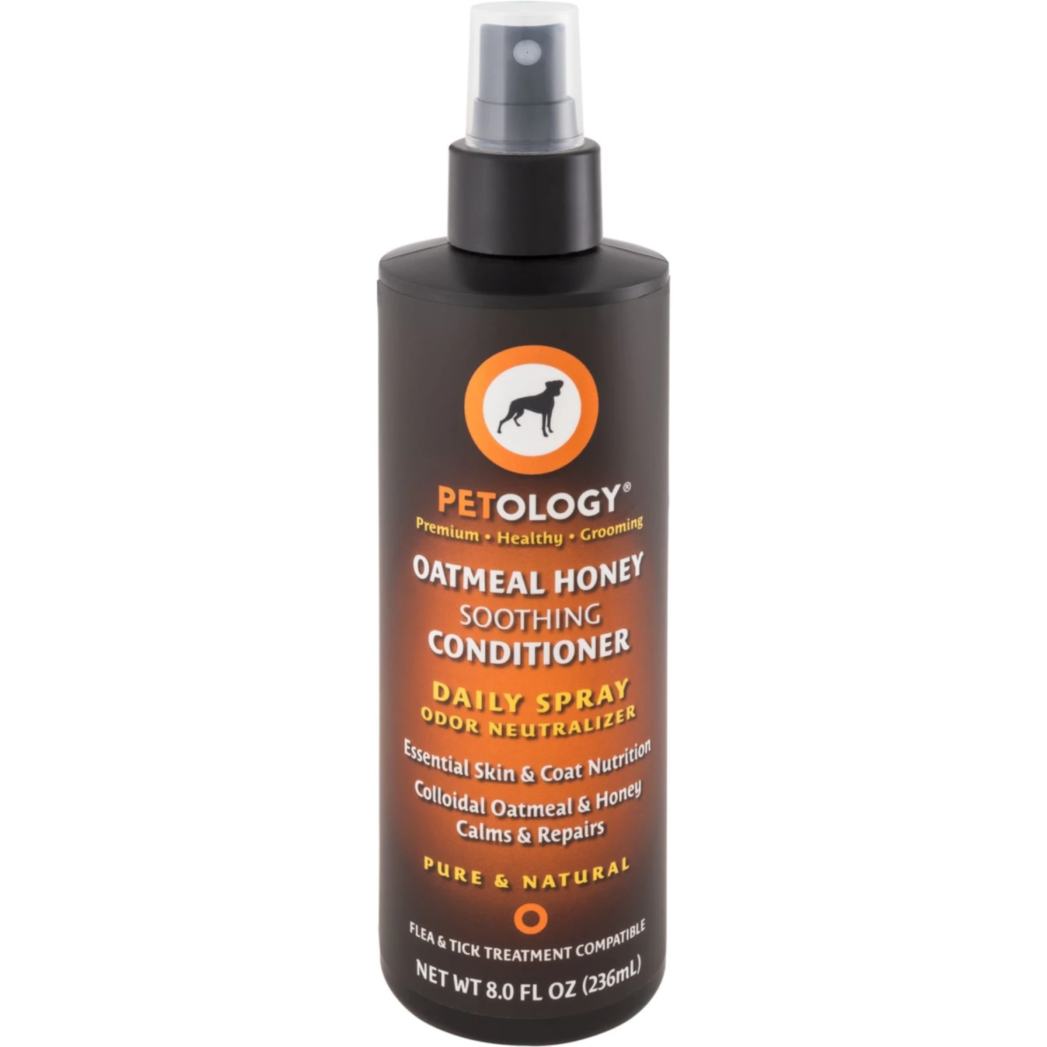 Petology Oatmeal Honey Soothing Daily Dog Conditioning Spray, 8-oz Bottle 1 Petology Oatmeal Honey Soothing Daily Dog Conditioning Spray, 8-oz Bottle