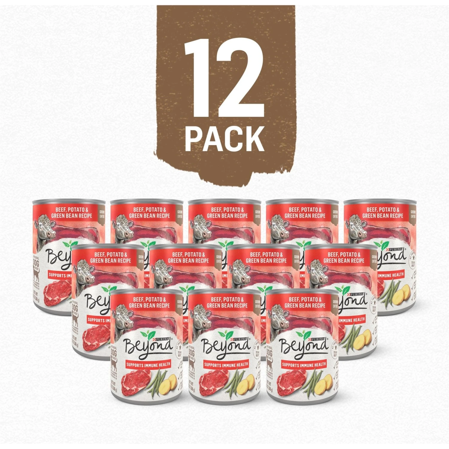 Purina Beyond Natural Grain-Free Beef Potato & Green Bean Recipe Ground Entree Wet Dog Food 2 Purina Beyond Natural Grain-Free Beef Potato & Green Bean Recipe Ground Entree Wet Dog Food - Image 2