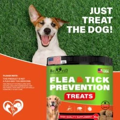 Beloved Pets Flea & Tick Prevention Chewable Pills For Dogs, 10-oz Pack -Pet Wellness 862558 PT6. AC SS1800 V1684888936