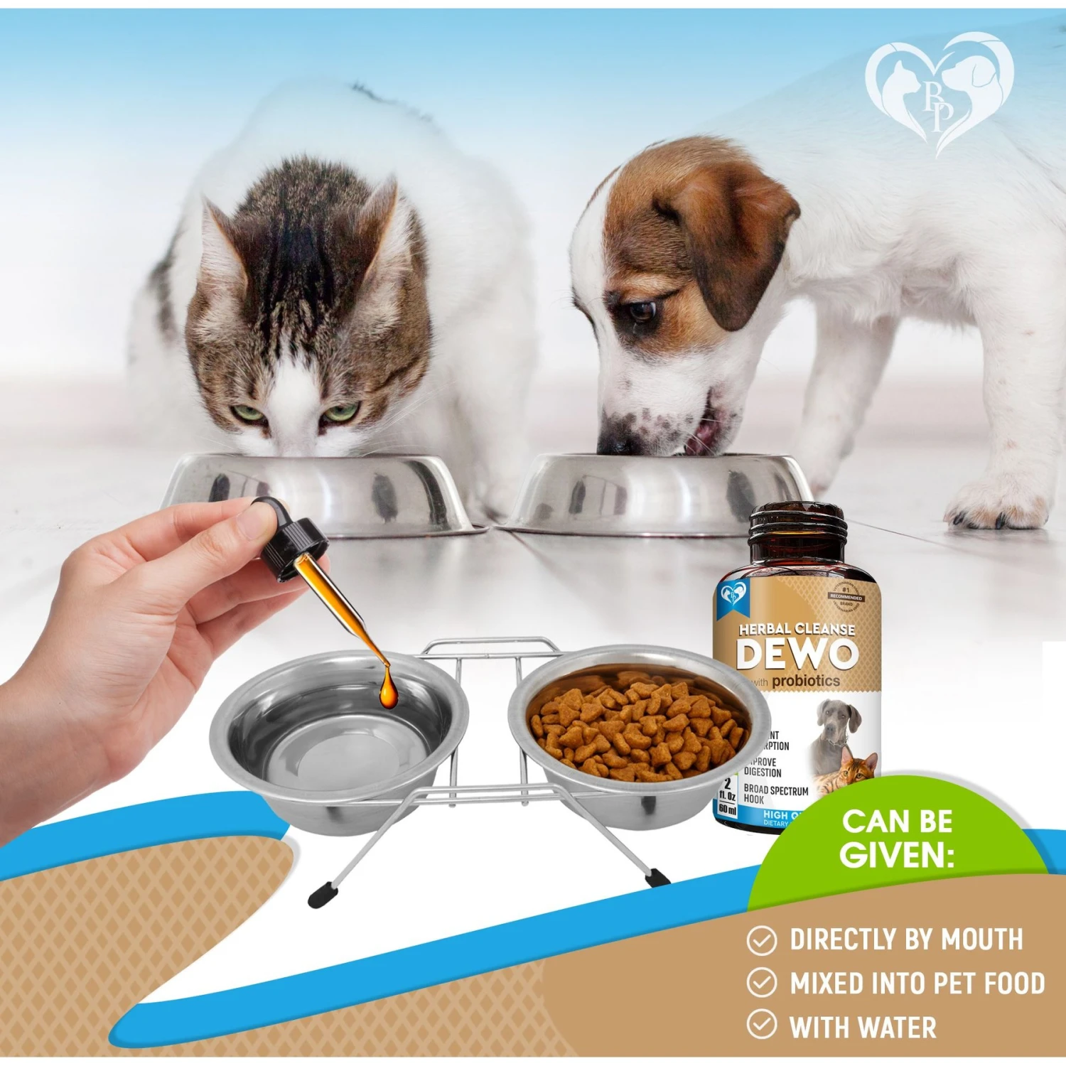 Beloved Pets Natural Worm Treatment With Probiotic & Liquid Herbal Medicine Dog & Cat Supplement, 2-oz Bottle 4 Beloved Pets Natural Worm Treatment With Probiotic & Liquid Herbal Medicine Dog & Cat Supplement, 2-oz Bottle - Image 4