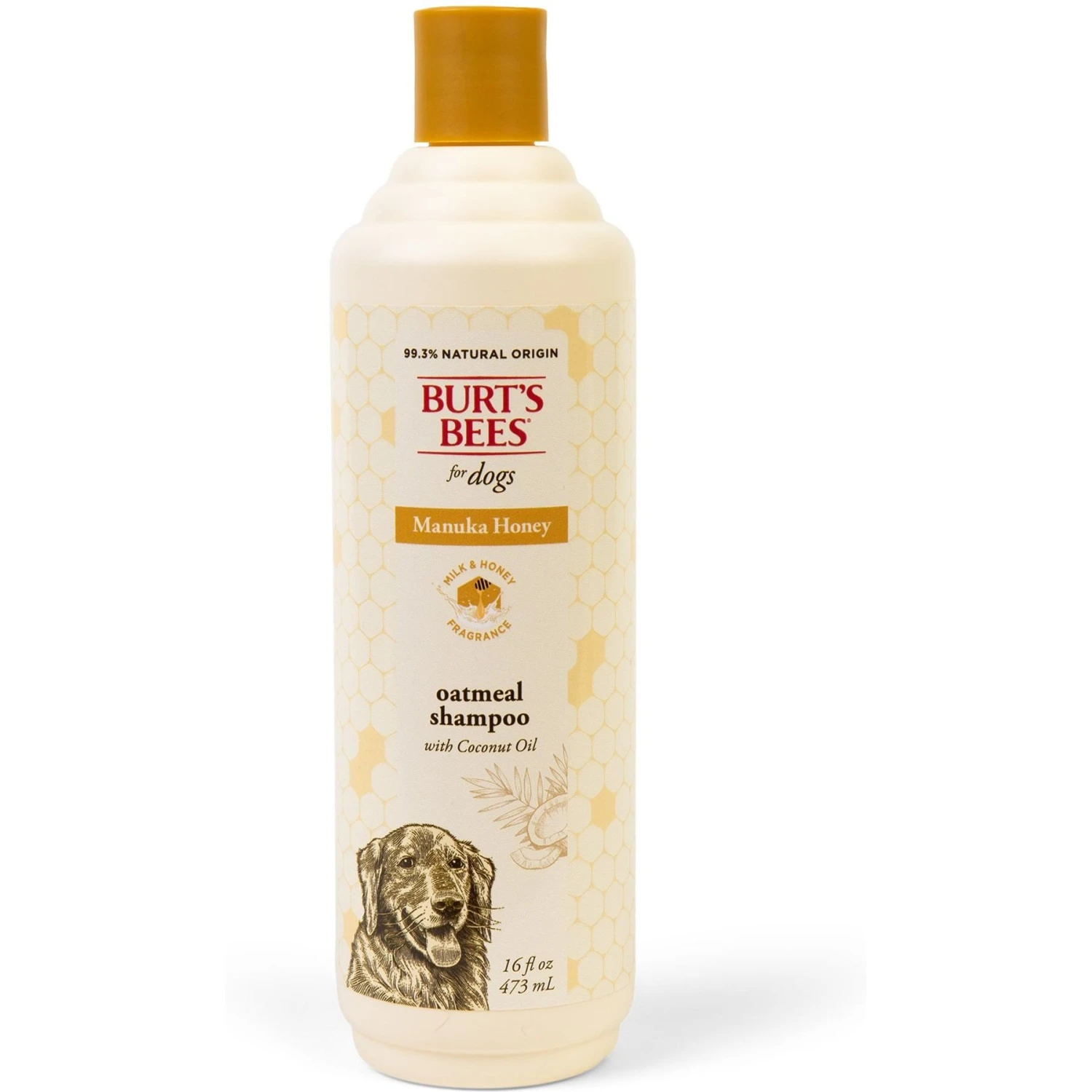 Burt's Bees Manuka Honey Oatmeal Coconut Oil Dog Shampoo 16-oz Bottle 1 Burt's Bees Manuka Honey Oatmeal Coconut Oil Dog Shampoo 16-oz Bottle