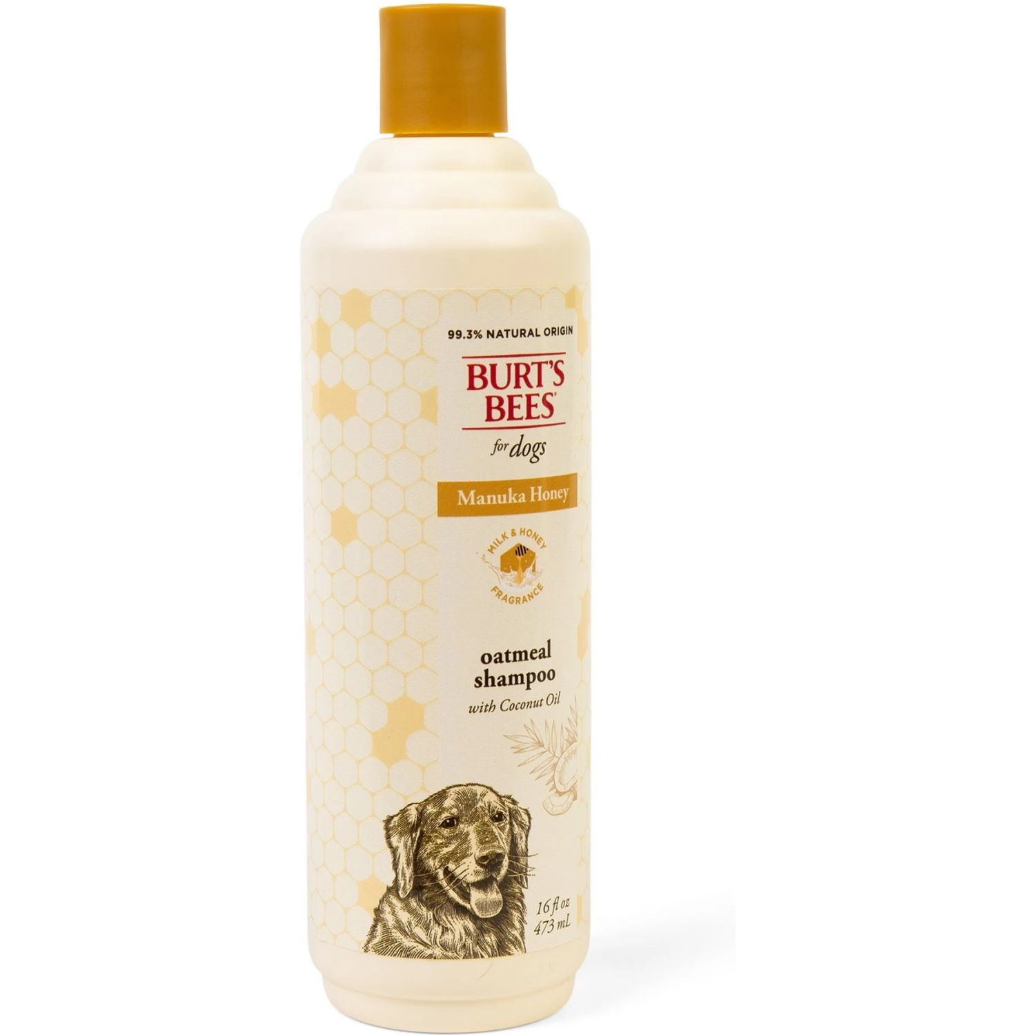 Burt's Bees Manuka Honey Oatmeal Coconut Oil Dog Shampoo 16-oz Bottle 3 Burt's Bees Manuka Honey Oatmeal Coconut Oil Dog Shampoo 16-oz Bottle - Image 3