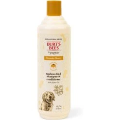 Burt's Bees Manuka Honey Tearless 2-in-1 Dog Shampoo & Conditioner, 16-oz Bottle