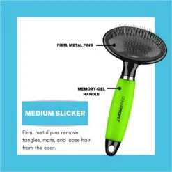 ConairPRO Deshedding Starter Value Pack Cat & Dog Grooming Tool, 2-Pack, Green -Pet Wellness 866454 PT2. AC SS1800 V1702598389