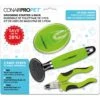 ConairPROPET Small Dog Grooming Starter Value Pack, 3-Pack, Green