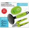 ConairPROPET Large Dog Grooming Starter Value Pack, 3-Pack