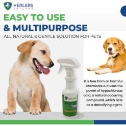 Healers Skin & Coat Grooming Solution Dog & Cat Spray -Pet Wellness 867838 PT2. AC SS1800 V1685641983