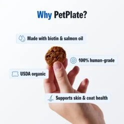 PetPlate Human Grade Up Fluff Skin & Coat Soft Chews Dog Supplement, 28 Count -Pet Wellness 868046 PT2. AC SS1800 V1688415158