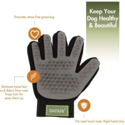 Safari Cat & Dog Grooming Glove -Pet Wellness 869766 PT5. AC SS1800 V1687357566