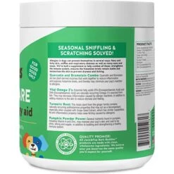 Jack & Pup Bark Buddies Aller-Care Dog Immune Supplement, 60 Count -Pet Wellness 871430 PT4. AC SS1800 V1686258123