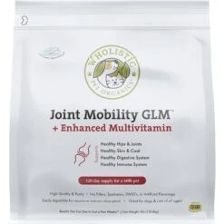 Wholistic Pet Organics Joint Mobility GLM Dog & Cat Supplement, 4-lb Bottle