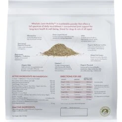 Wholistic Pet Organics Joint Mobility GLM Dog & Cat Supplement, 4-lb Bottle 9 Wholistic Pet Organics Joint Mobility GLM Dog & Cat Supplement, 4-lb Bottle -Pet Wellness 877934 PT3. AC SS1800 V1689795532