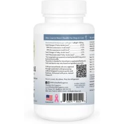 Wholistic Pet Organics Wild Salmon Oil Dog & Cat Supplement, 100 Count -Pet Wellness 877998 PT2. AC SS1800 V1689966451