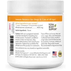 Wholistic Pet Organics Immune Balance Dog & Cat, 2-oz Bottle -Pet Wellness 878030 PT2. AC SS1800 V1689961774