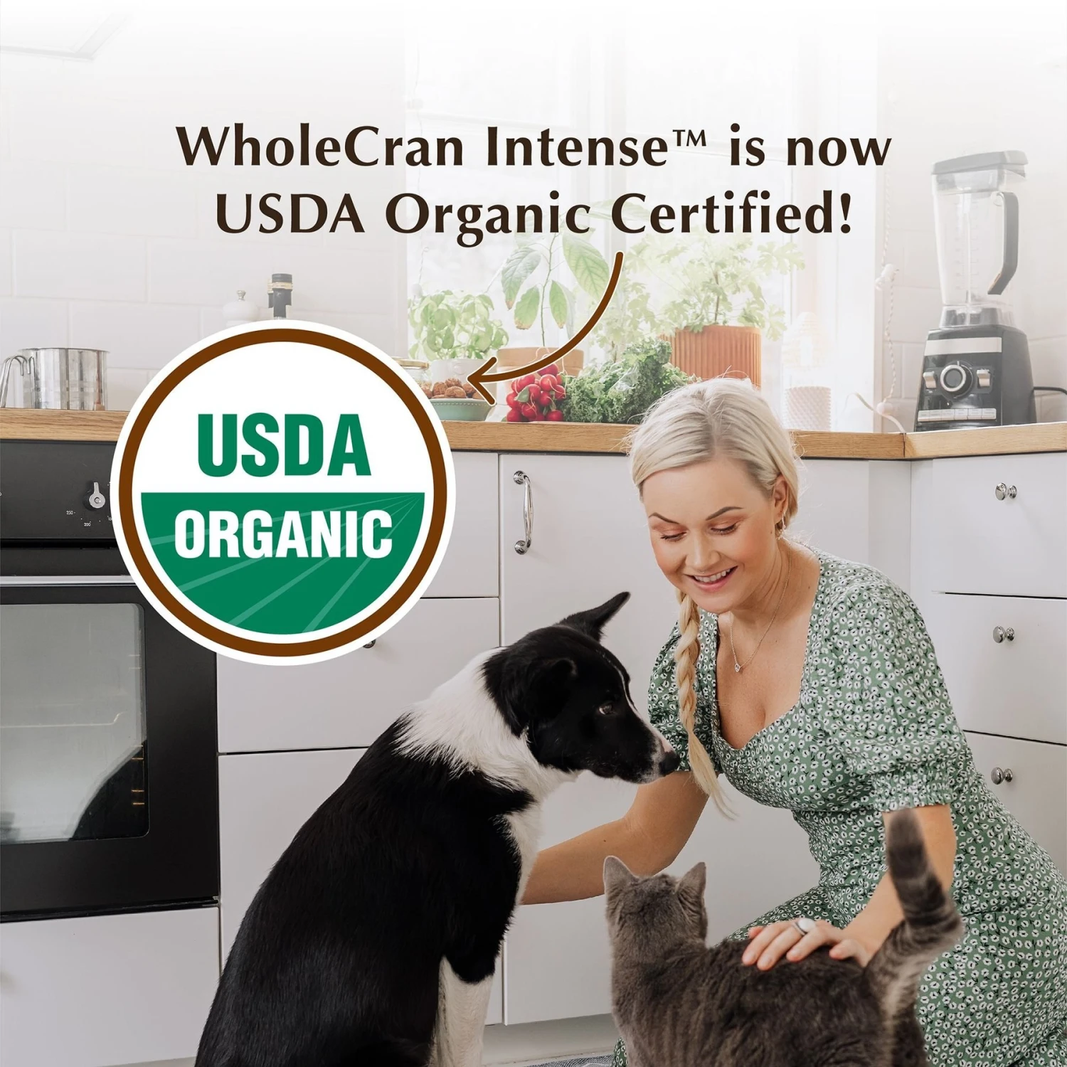 Wholistic Pet Organics WholeCran Intense Dog & Cat Supplement, 1-oz Bottle 5 Wholistic Pet Organics WholeCran Intense Dog & Cat Supplement, 1-oz Bottle - Image 5