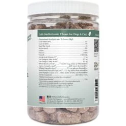 Wholistic Pet Organics Daily Multivitamin Soft Chews Dog & Cat Supplement, 240 Count -Pet Wellness 878110 PT2. AC SS1800 V1689954392