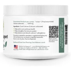 Wholistic Pet Organics Calcium Support Dog & Cat Supplement, 2.5-oz Bottle 7 Wholistic Pet Organics Calcium Support Dog & Cat Supplement, 2.5-oz Bottle -Pet Wellness 878158 PT2. AC SS1800 V1689960578