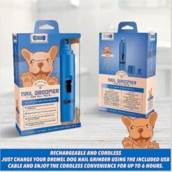Ruff 'N Ruffus Upgraded Rechargeable Dog Nail Grinder Kit, Blue 9 Ruff 'N Ruffus Upgraded Rechargeable Dog Nail Grinder Kit, Blue -Pet Wellness 878374 PT2. AC SS1800 V1688073591