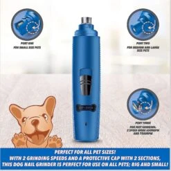 Ruff 'N Ruffus Upgraded Rechargeable Dog Nail Grinder Kit, Blue 10 Ruff 'N Ruffus Upgraded Rechargeable Dog Nail Grinder Kit, Blue -Pet Wellness 878374 PT4. AC SS1800 V1688073708