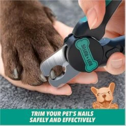 Ruff 'N Ruffus 3-Piece Essential Grooming Kit For Dogs & Cats, Aqua -Pet Wellness 878406 PT3. AC SS1800 V1688073649