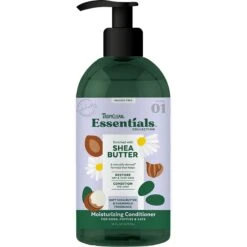 TropiClean Essentials Shea Butter Dog Conditioner, 16-oz Bottle