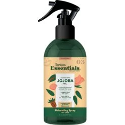 TropiClean Essentials Jojoba Oil Dog Deodorizing Spray, 8-oz Bottle