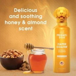Friday's Dog Moisturizing Oater Coater Oatmeal Dog & Puppy Shampoo, 12-oz Bottle -Pet Wellness 889286 PT4. AC SS1800 V1690382960