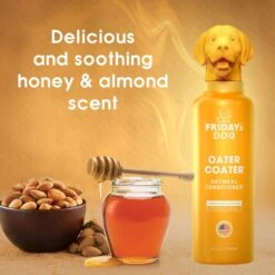 Friday's Dog Moisturizing Oater Coater Oatmeal Dog & Puppy Conditioner, 12-oz Bottle -Pet Wellness 889302 PT4. AC SS1800 V1689019583
