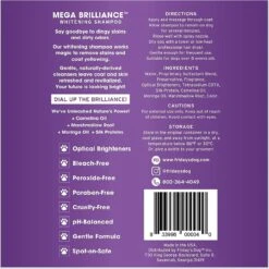 Friday's Dog Mega Brilliance Fur Whitening & Brightening Dog Shampoo, 12-oz Bottle -Pet Wellness 889334 PT7. AC SS1800 V1690382974