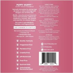 Friday's Dog Puppy Wuppy Sensitive Dog & Puppy Shampoo, 12-oz Bottle -Pet Wellness 889350 PT7. AC SS1800 V1690382974