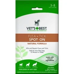 Vet's Best Flea & Tick Spot Treatment For Dogs