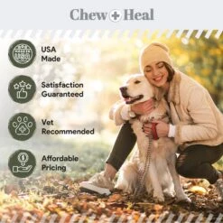 Chew + Heal Pure Cod Liver Oil Omega Skin & Coat Liquid Supplement For Dogs, 16-oz Bottle -Pet Wellness 889510 PT6. AC SS1800 V1687181857