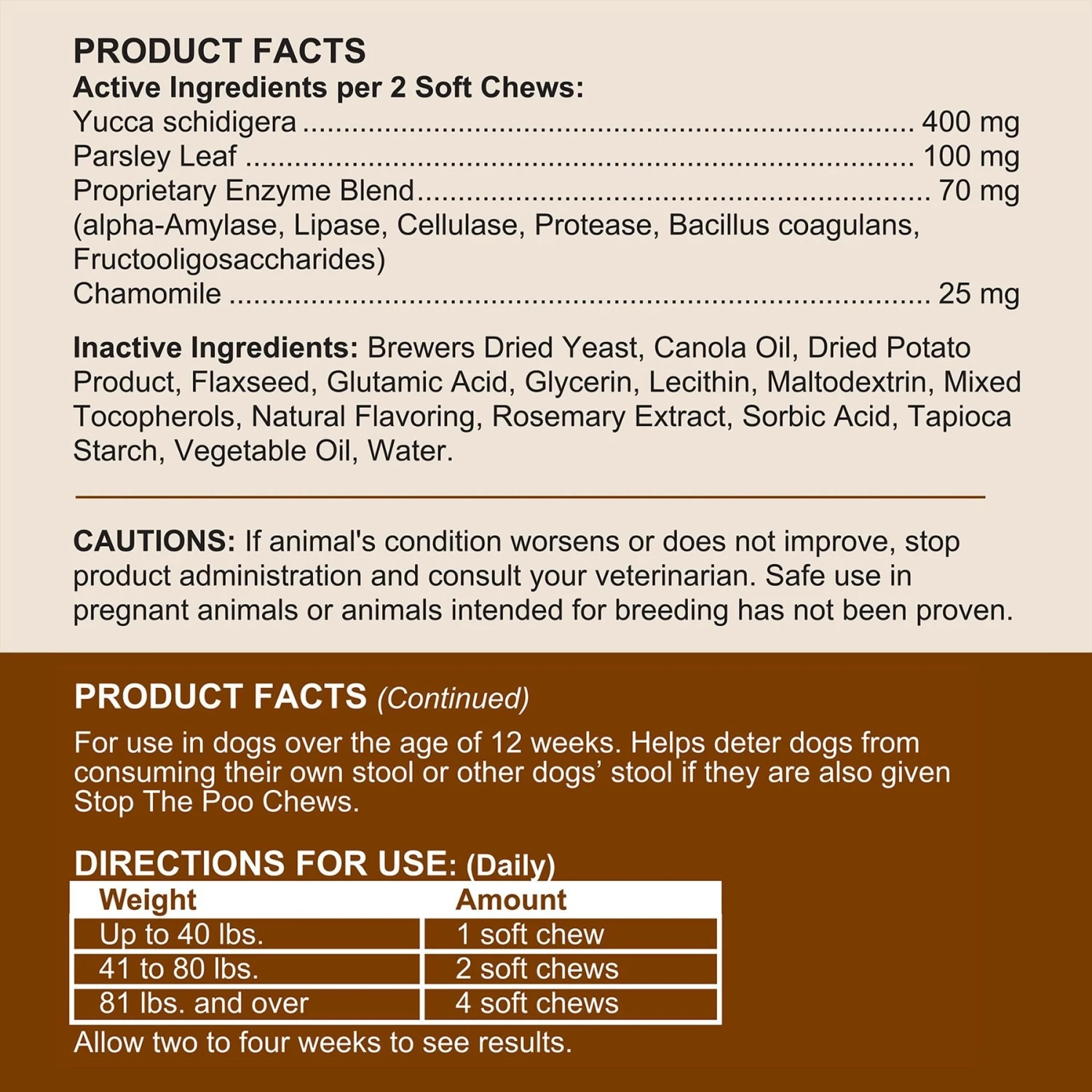 Chew + Heal MaxProtect Coprophagia & Digestive Soft Chew Supplement For Dogs, 240 Count 8 Chew + Heal MaxProtect Coprophagia & Digestive Soft Chew Supplement For Dogs, 240 Count - Image 8